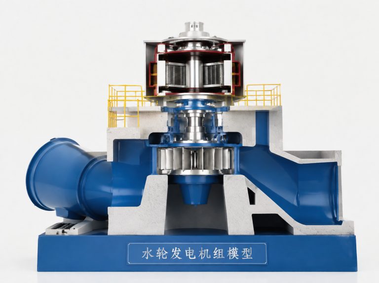 乐山水轮发电机组剖视模型
